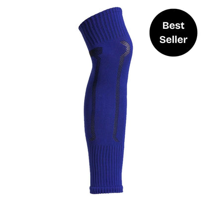 Football Leg Sleeves Socks Blue