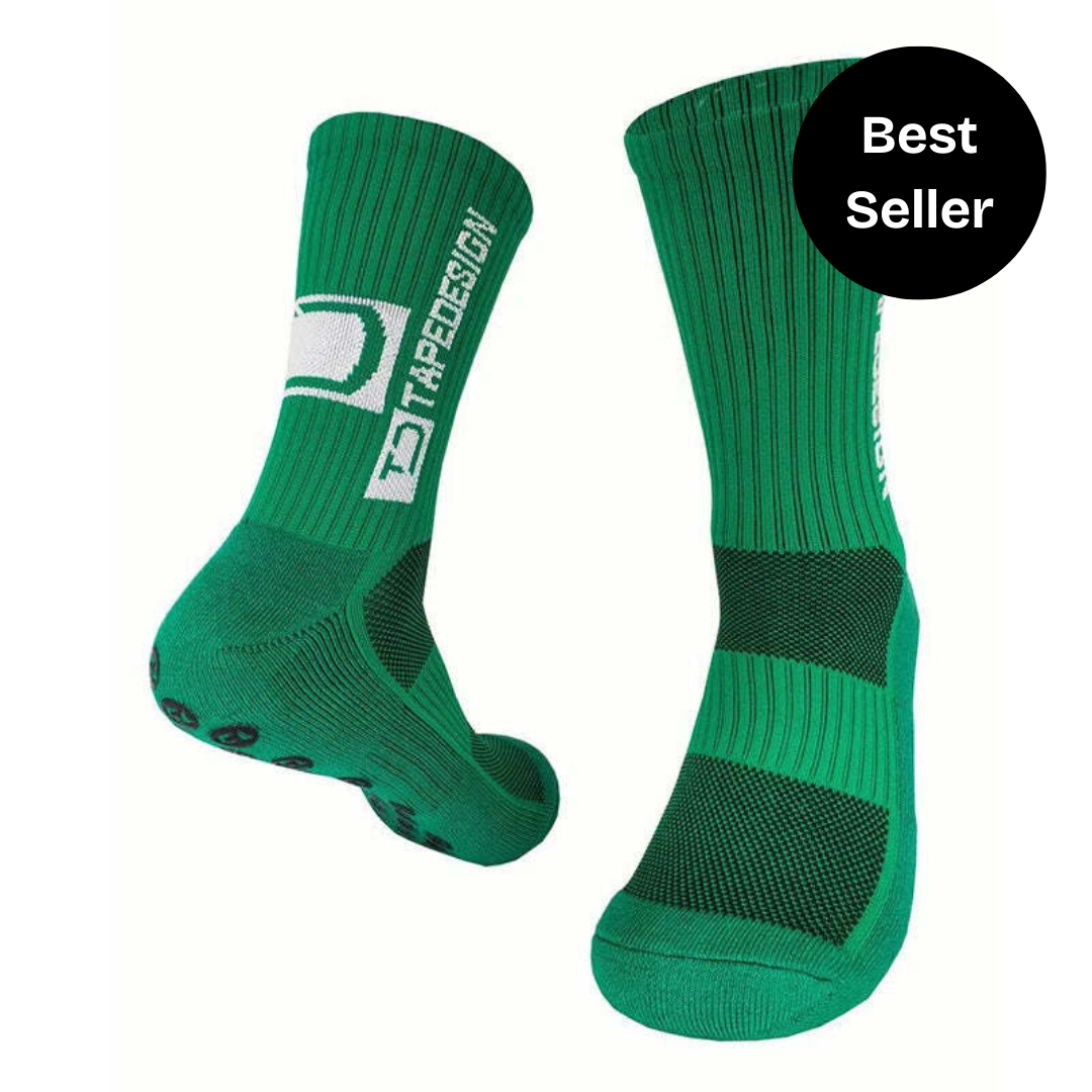 Green Grip Socks Mid-calf Length