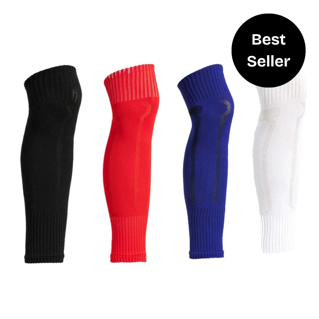 Four Football Leg Sleeves Socks