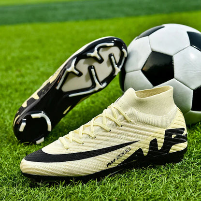 FA Mens Football Boots Next To Ball