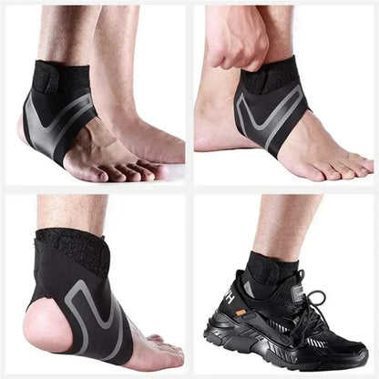 Wearing shoes with the FA Sports Ankle Support