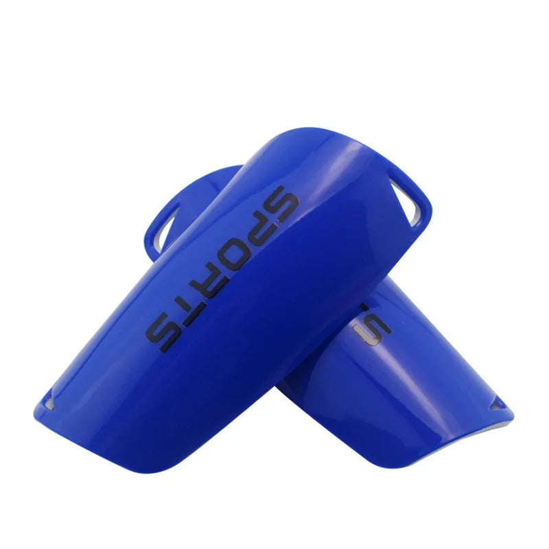 Blue Football Shin Pads