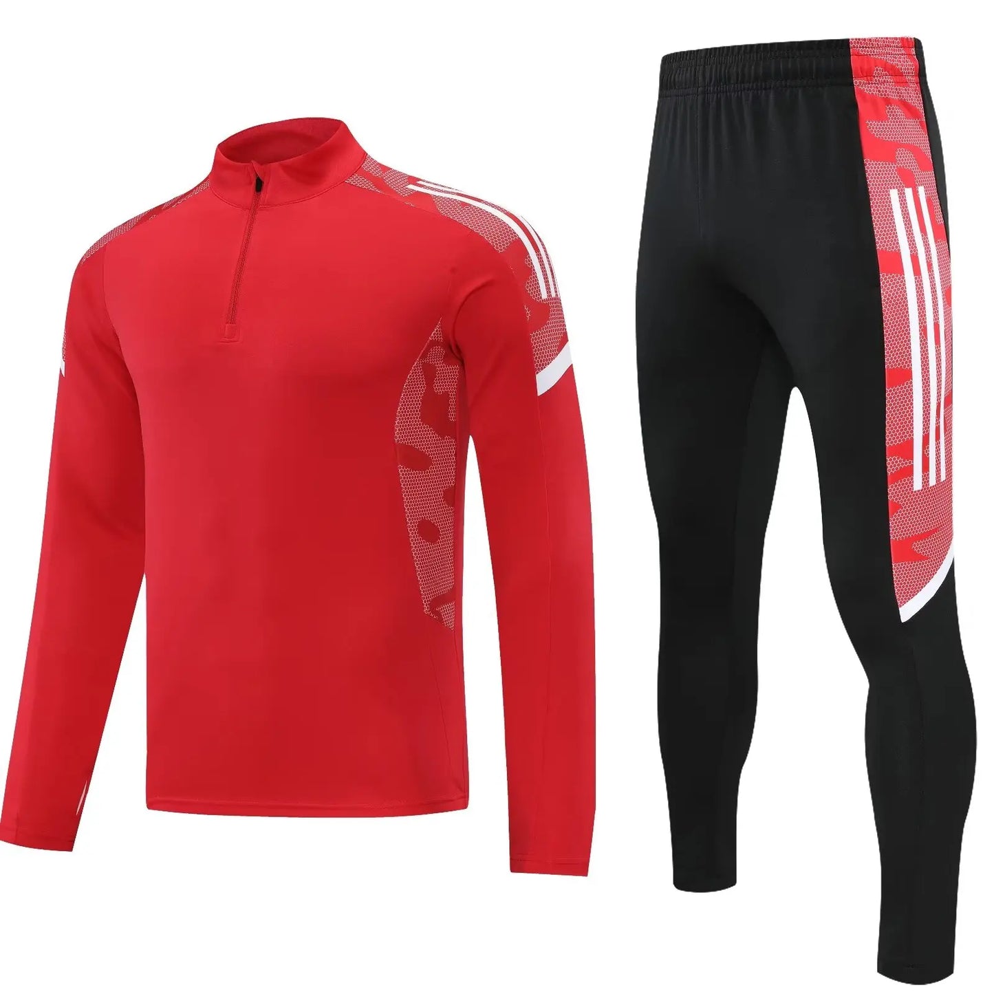 Red Football Sportswear Tracksuit