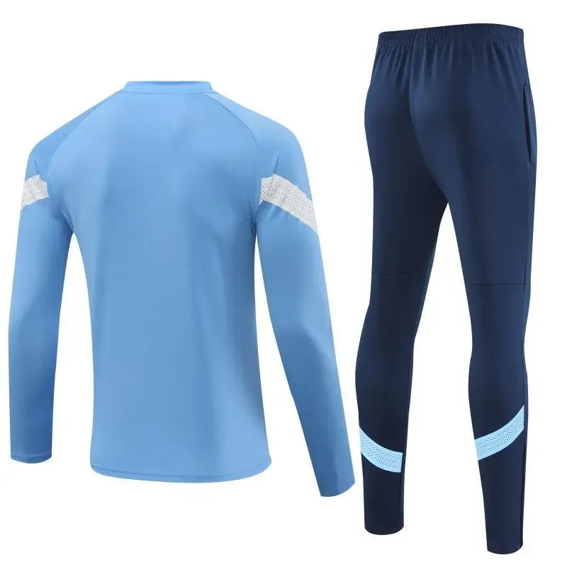 Back Of Sky Blue Football Tracksuit 