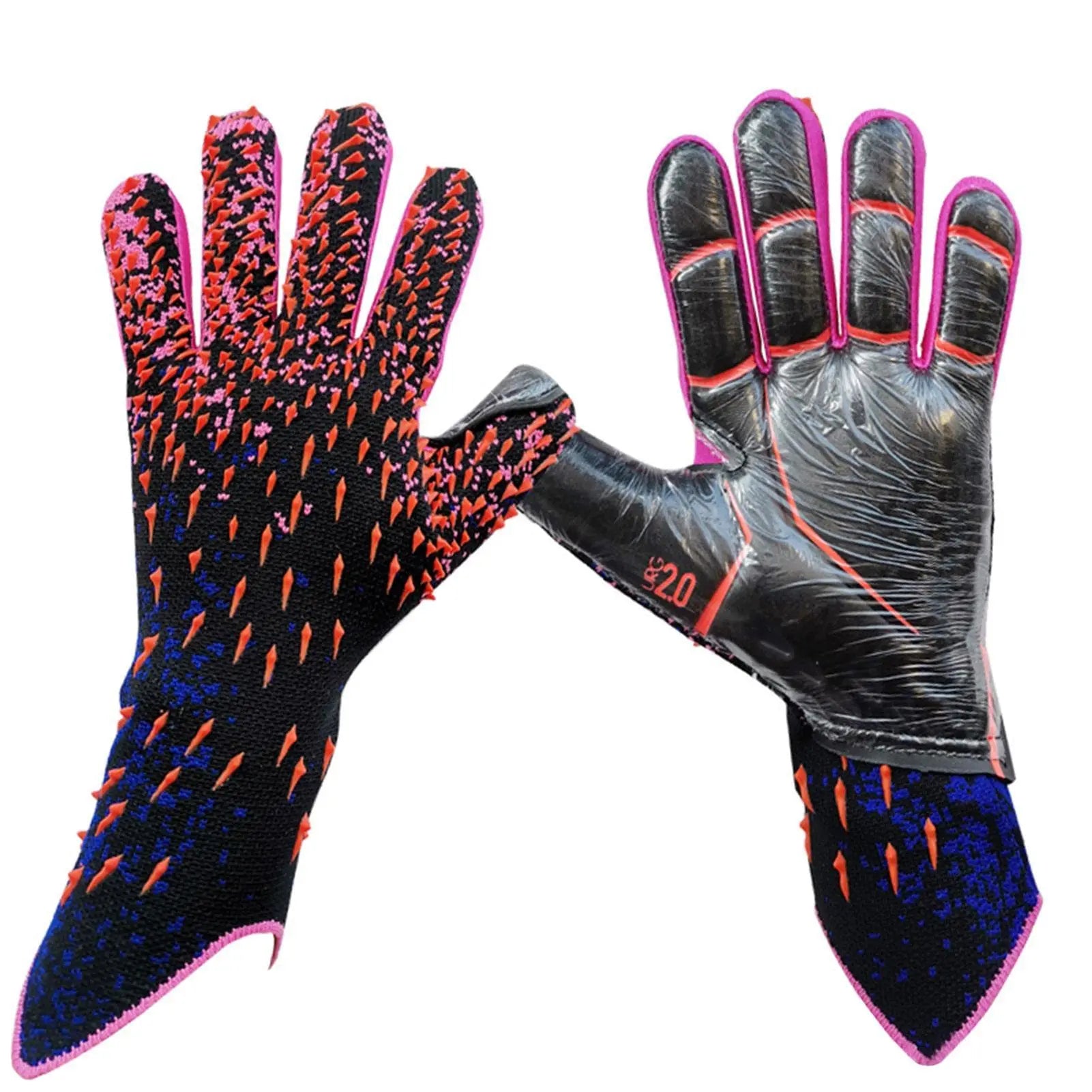 Goalkeeper Gloves Black And Pink