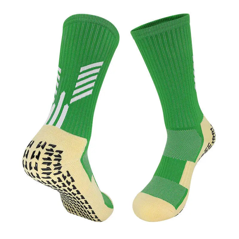 Green grip socks - mid-calf length