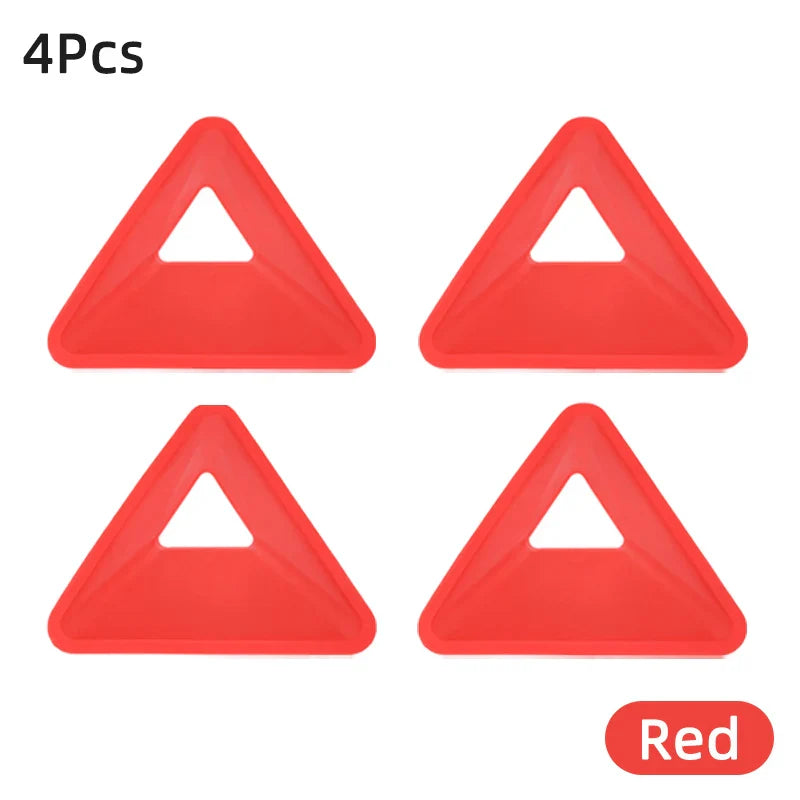 Jumbo training cones Four Pcs Red