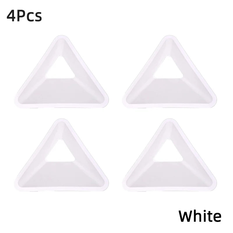 Jumbo training cones Four Pcs White