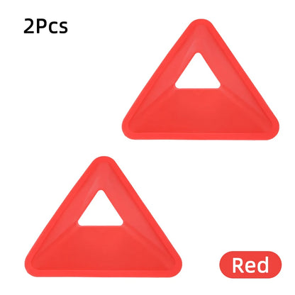 Jumbo training cones Two Pcs red