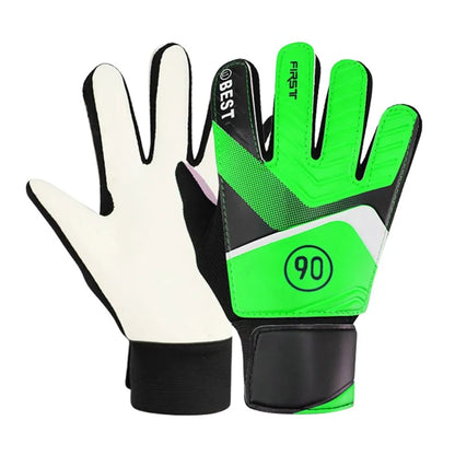 Green Junior goalkeeper gloves