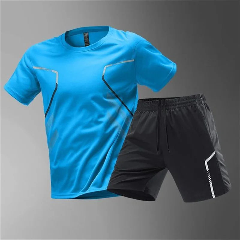 Blue lightweight football kit